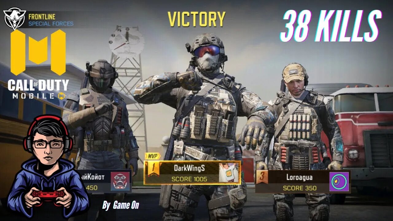 Cod Mobile Multiplayer Gameplay - 38 Kills - FRONTLINE 120 Hz FHD