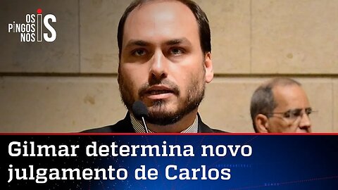 Gilmar Mendes anula decisão que beneficiava Carlos Bolsonaro