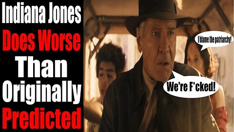 Indiana Jones CRATERS at the Box Office! | Only 9% of People thought it was GOOD!