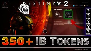 Destiny 2 | 350+ Iron Banner Tokens (18 Packages) - Lord Trololol, Guardian of the Dupes