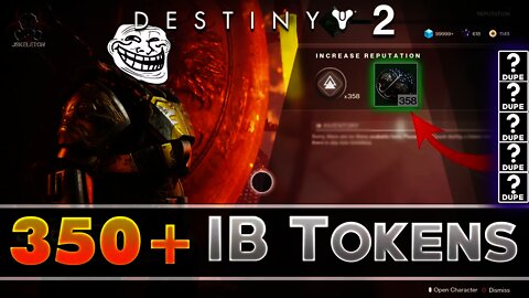 Destiny 2 | 350+ Iron Banner Tokens (18 Packages) - Lord Trololol, Guardian of the Dupes