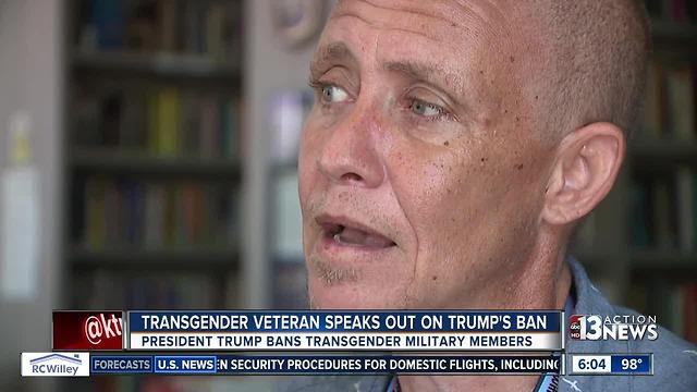 Transgender veteran speaks out on Trump's ban