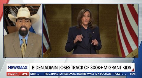 America’s Sheriff David Clarke discussing Biden-Harris Admin losing 300,000 lost migrant children