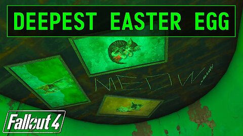 The DEEPEST Easter Egg in Fallout 4