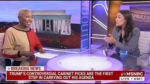AOC, Joy Reid Claim Trump and Tulsi Gabbard Are Pro War