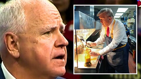 Tim Walz Shares His Thoughts on Trump's McDonald's Performance