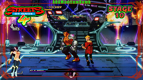 Streets of Rage 4 | Stage 10 – To The Concert, Hard Mode, Feat: Floyd Iraia (Streets of Rage, 2020 PS4) #ps4