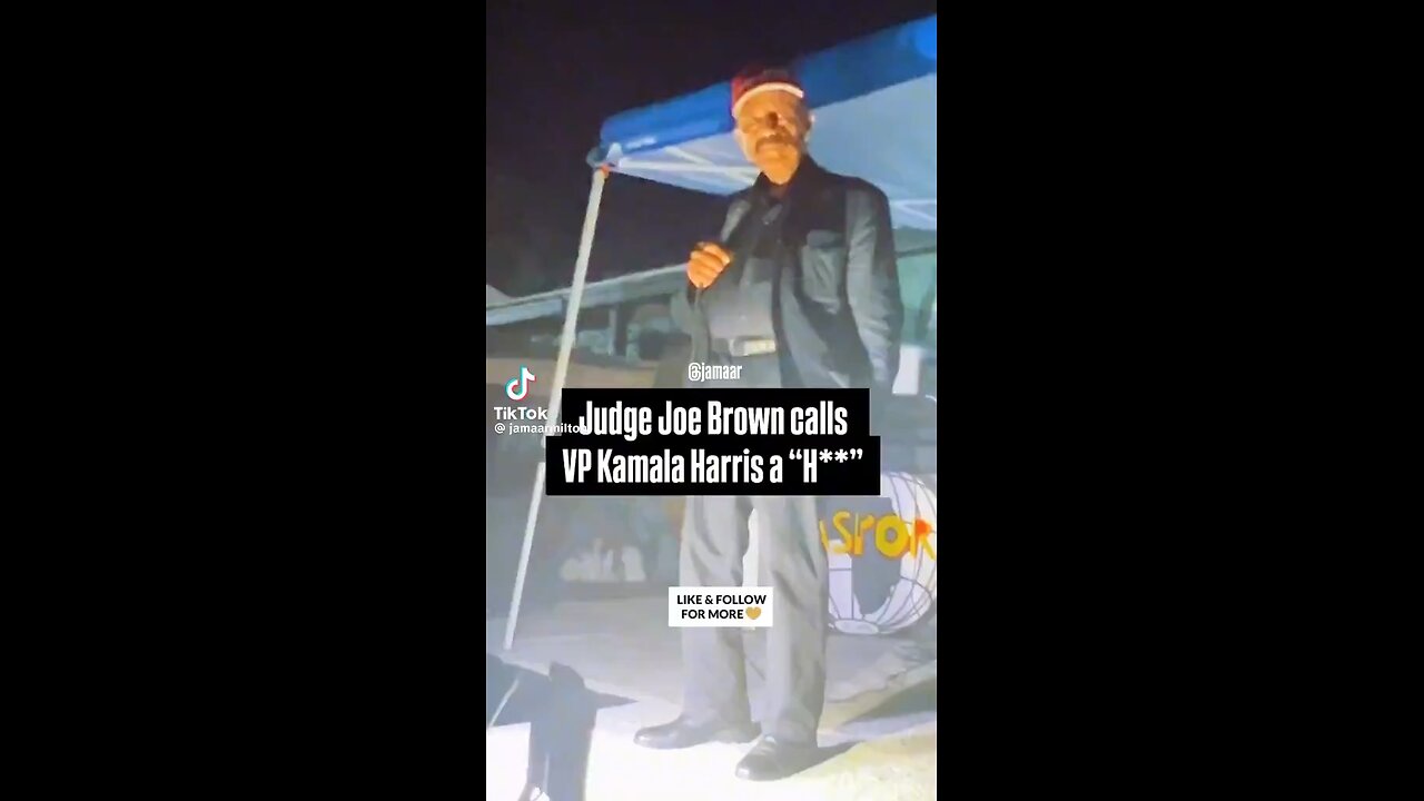 Judge Joe Brown criticizes Kamala Harris, discussing her connections and questioning her identity