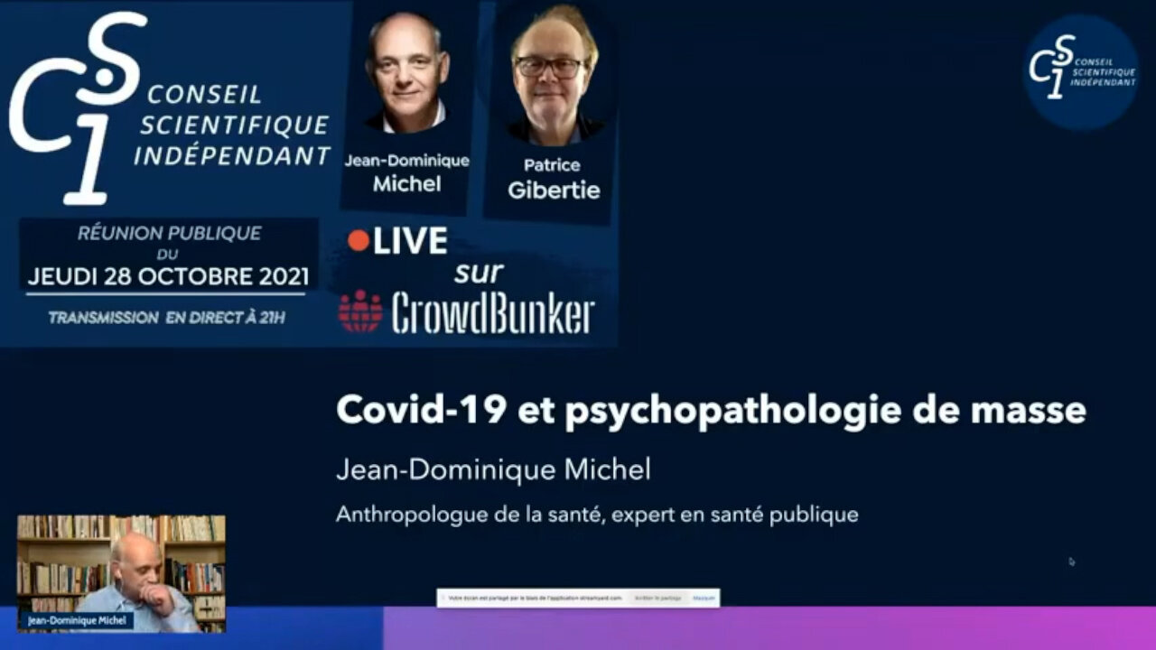 Jean-Dominique Michel - Intervention fondamentale d'un spécialiste en anthropologie médicale