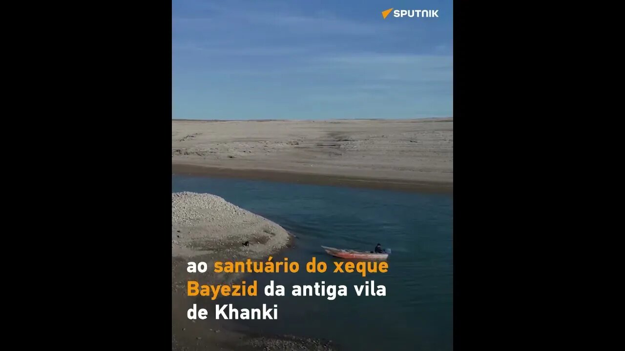Antigo cemitério ressurge após queda dos níveis de água no Iraque