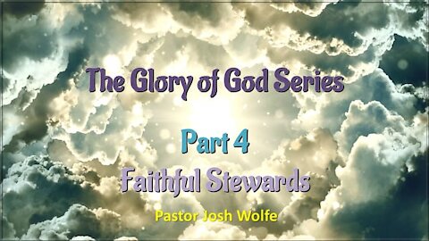 Faithful Stewards The Glory of God Series