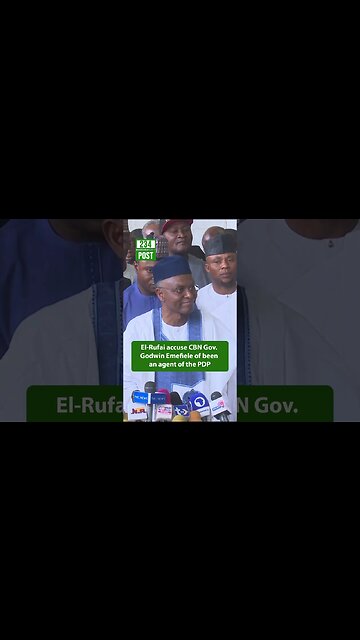 CBN Gov. Godwin Emefiele is an Agent of the PDP - EL-RUFAI #shorts