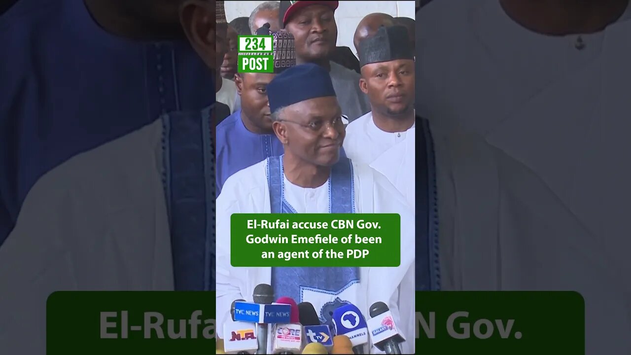 CBN Gov. Godwin Emefiele is an Agent of the PDP - EL-RUFAI #shorts