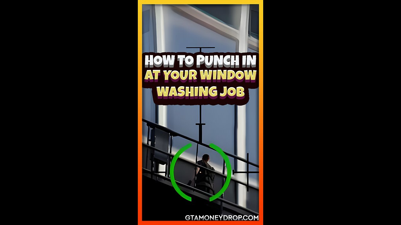 How to punch in at your window washing job | Funny #GTA clips Ep.450