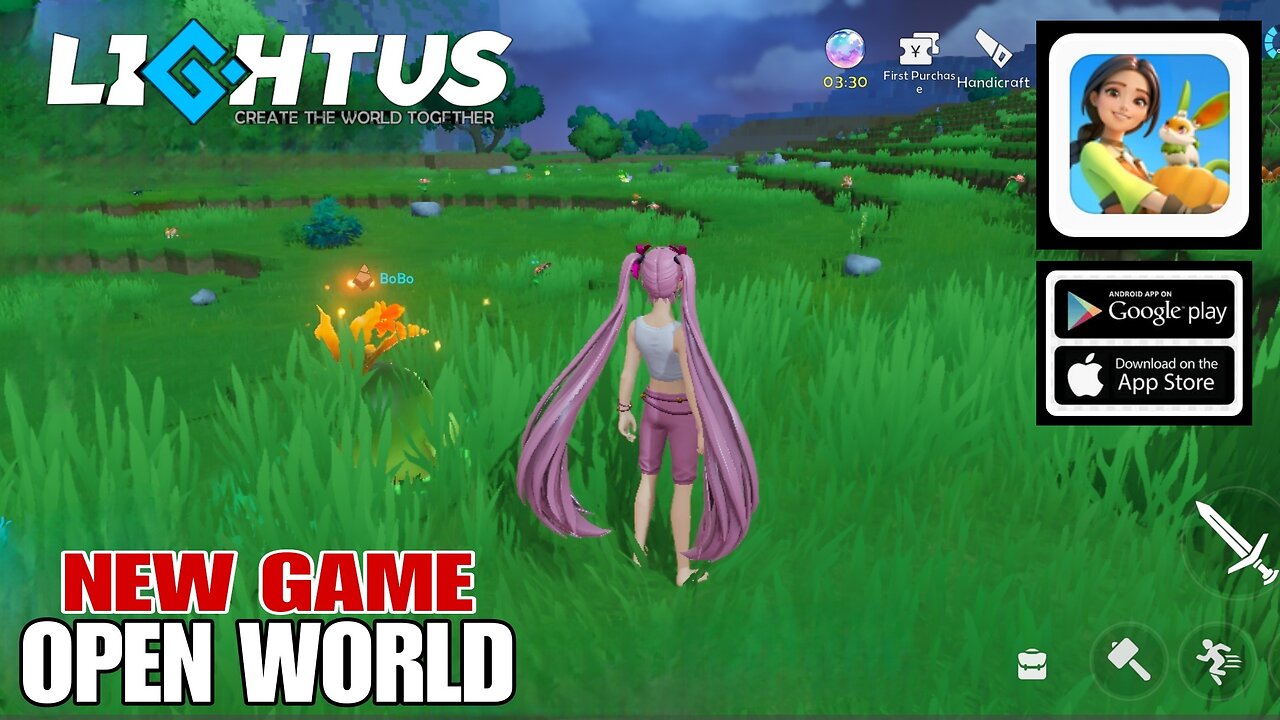 LIGHTUS GAMEPLAY ( ENGLISH) NEW OPEN WORLD GAME FOR ANDROID /iOS 2024