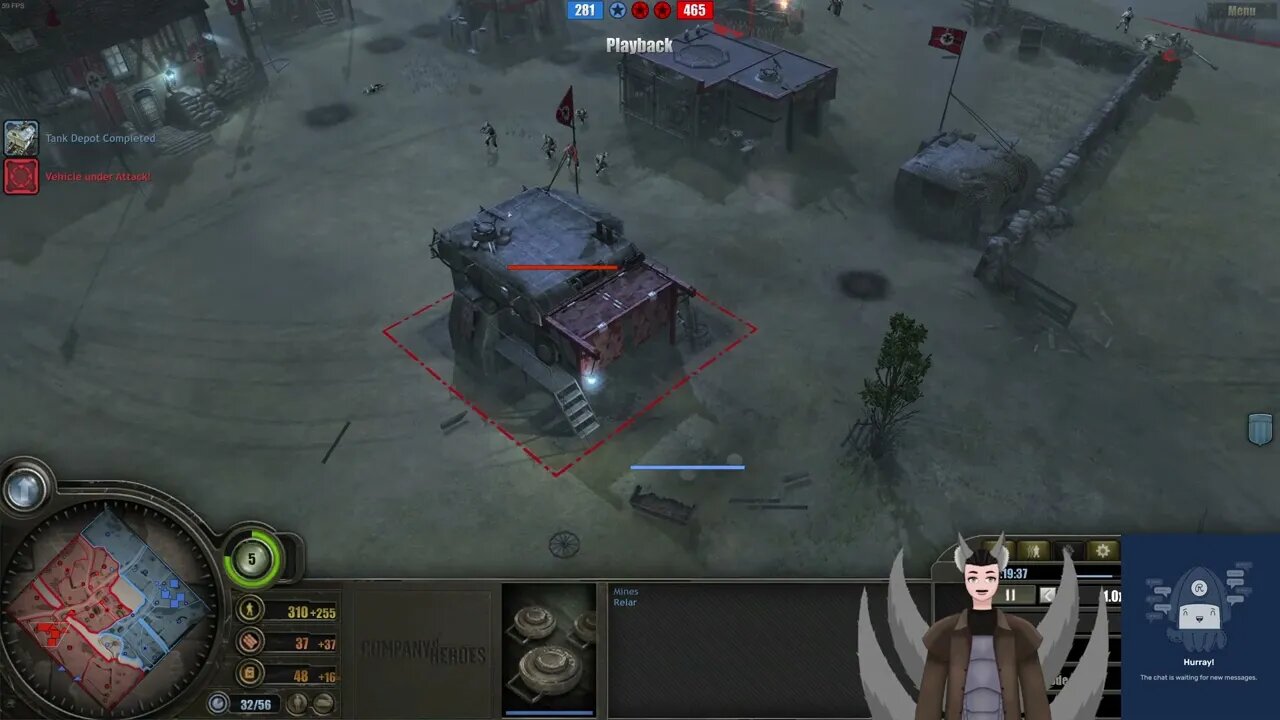 Techno (Wehr) vs Rellar (US) || Company of Heroes 1