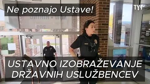 DRŽAVNI USLUŽBENCI NE POZNAJO USTAVE - Kdo jih izobražuje za delovna mesta? Pristojnosti ne poznajo.