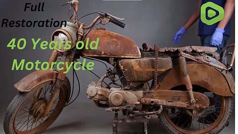 Full Restoration 40 Years Old ruined Classic Motorcycle