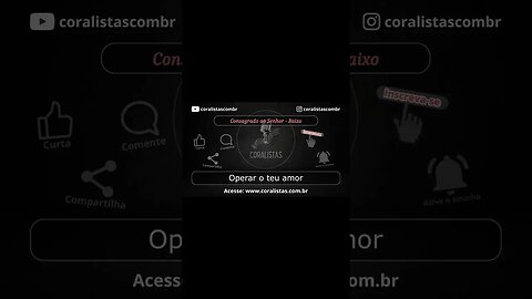 Consagrado ao Senhor - Baixo