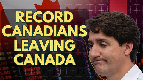WARNING: The Record Amount of Canadians Leaving Canada.... Who is Going to Pay Taxes?
