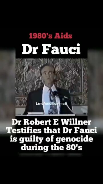 Urgent !! Fauci is guilty of Genocide ..
