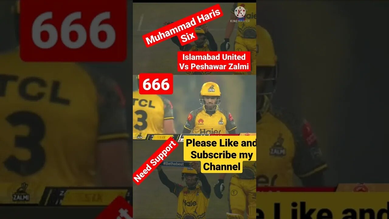 Muhammad Haris New Player Six | Peshawar Zalmi vs Islamabad United