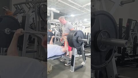 410lbs Raw Bench , 61 years old. Master level