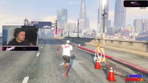 Luquet4 morre atropelado pela Mia (caos na ponte) | GTA RP - CPX