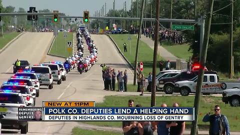 Polk deputies patrol Highlands County as community grieves loss