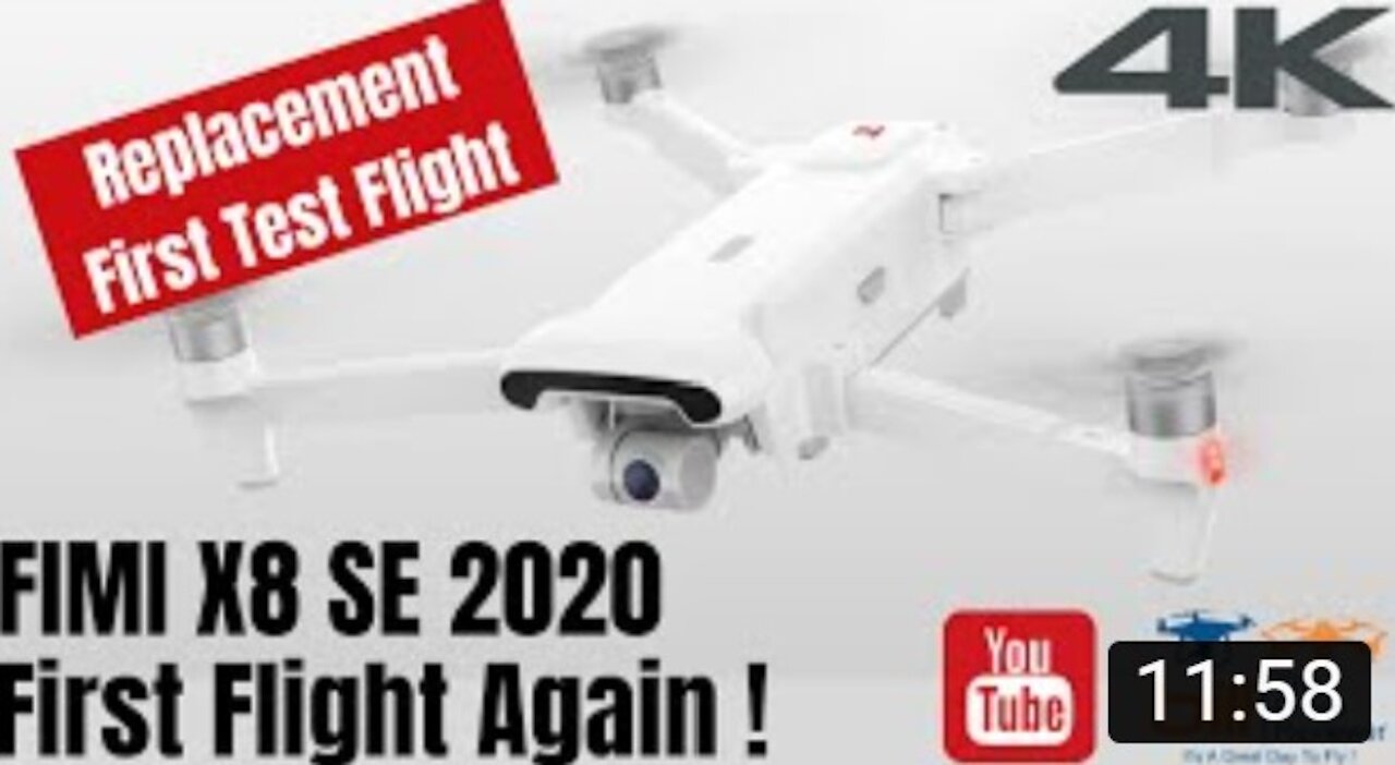 Fimi X8 SE 2020 First Flight Again !