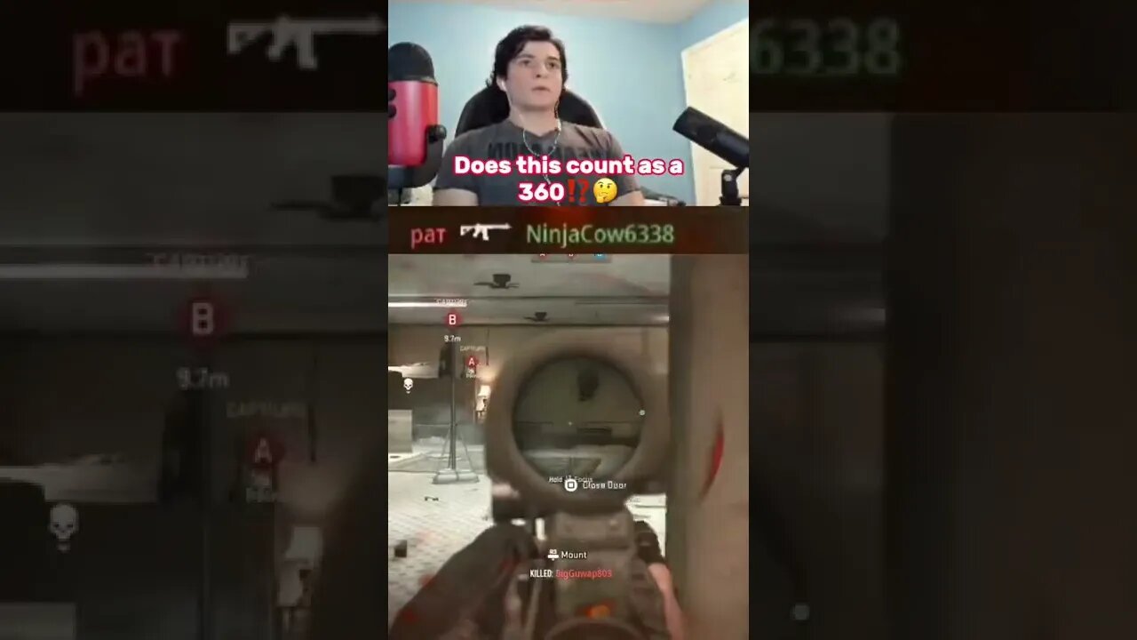Does This Count As A 360⁉️🤔 | #shorts #gaming #mw2