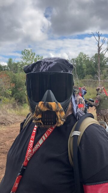 Who wants a mustache ride? #paintball