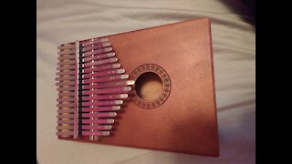 Kalimba playing