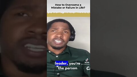 Own It: How to Make a Minor Setback into a Major Comeback