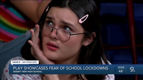 Desert View students act out play about a school lockdown to shed light on gun violence