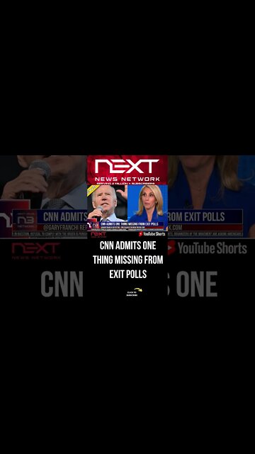 CNN Admits One Thing Missing From Exit Polls #shorts