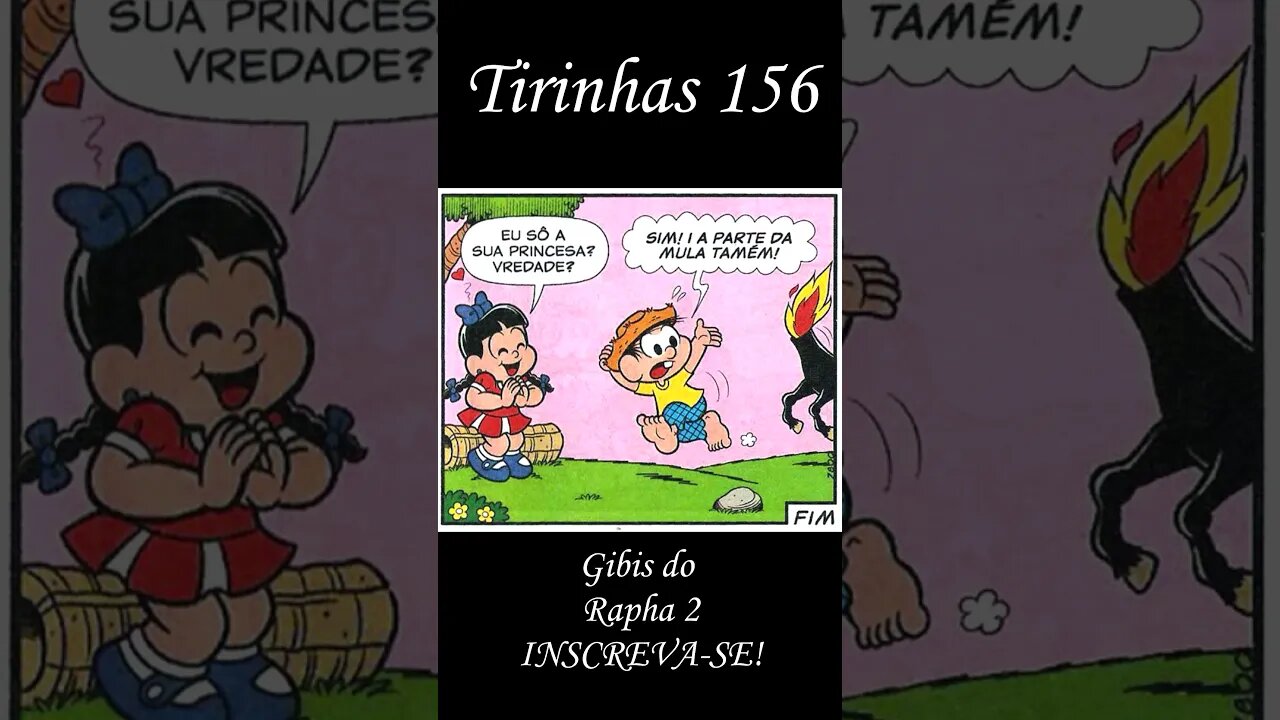 Tirinhas da Turma da Mônica nº 156 | Gibis do Rapha 2