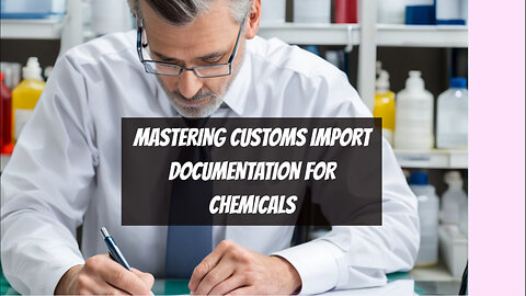 Master the Art of Customs Import Documentation for Chemical and Toxic Substances