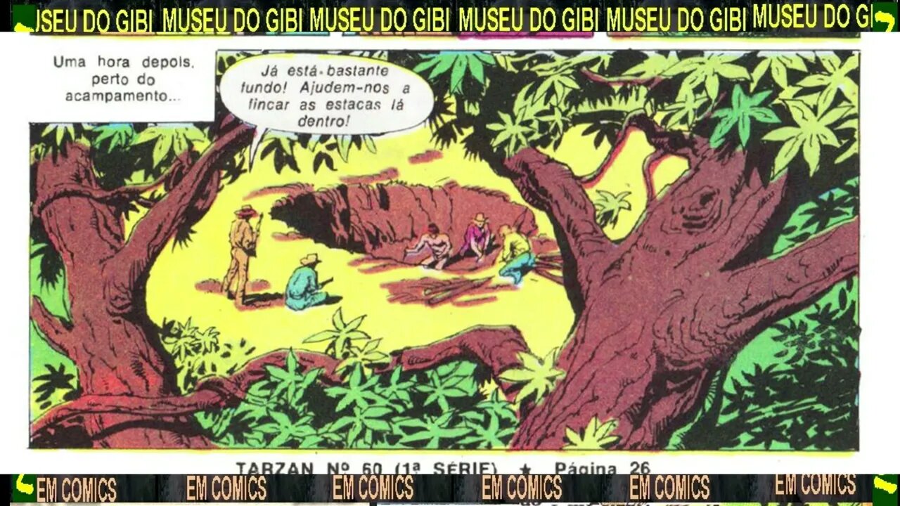 TARZAN FORMATINHO 60 B A ULTIMA CAÇADA #gibi #comics #quadrinhos #hitorieta #museusogibi