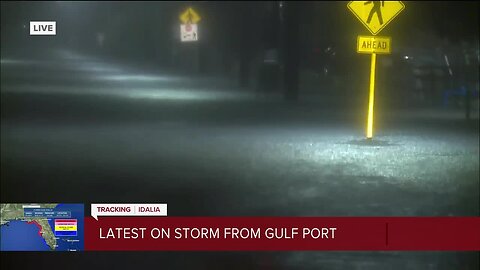 Reporter Julie Salomone provides an update on Idalia from Gulf Port