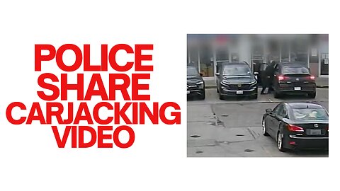 Police in Ontario share disturbing carjacking video
