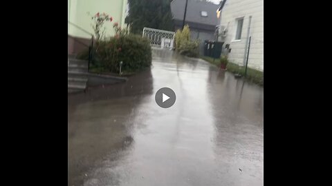 The flooding in Europe is insane.