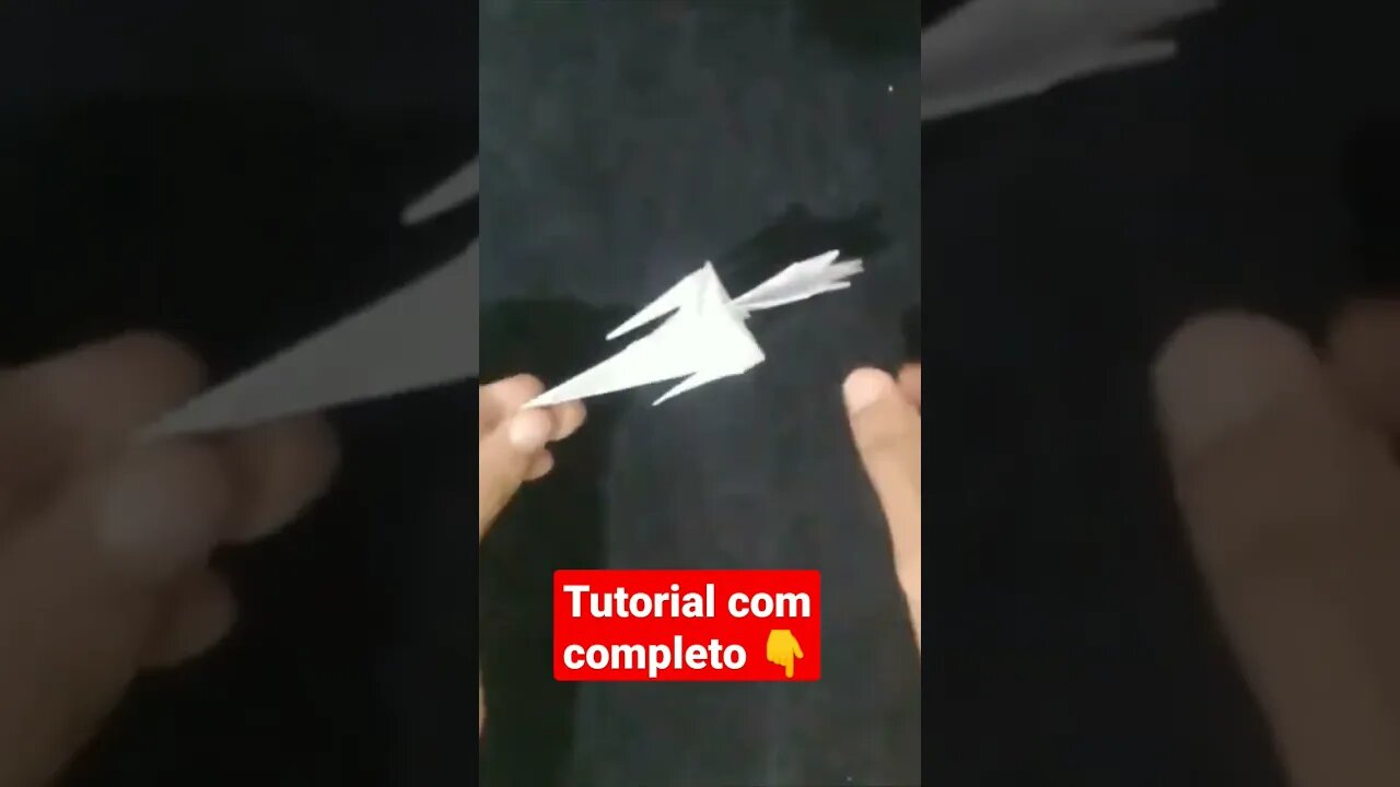 Como fazer um golfinho de papel (origami iniciante)