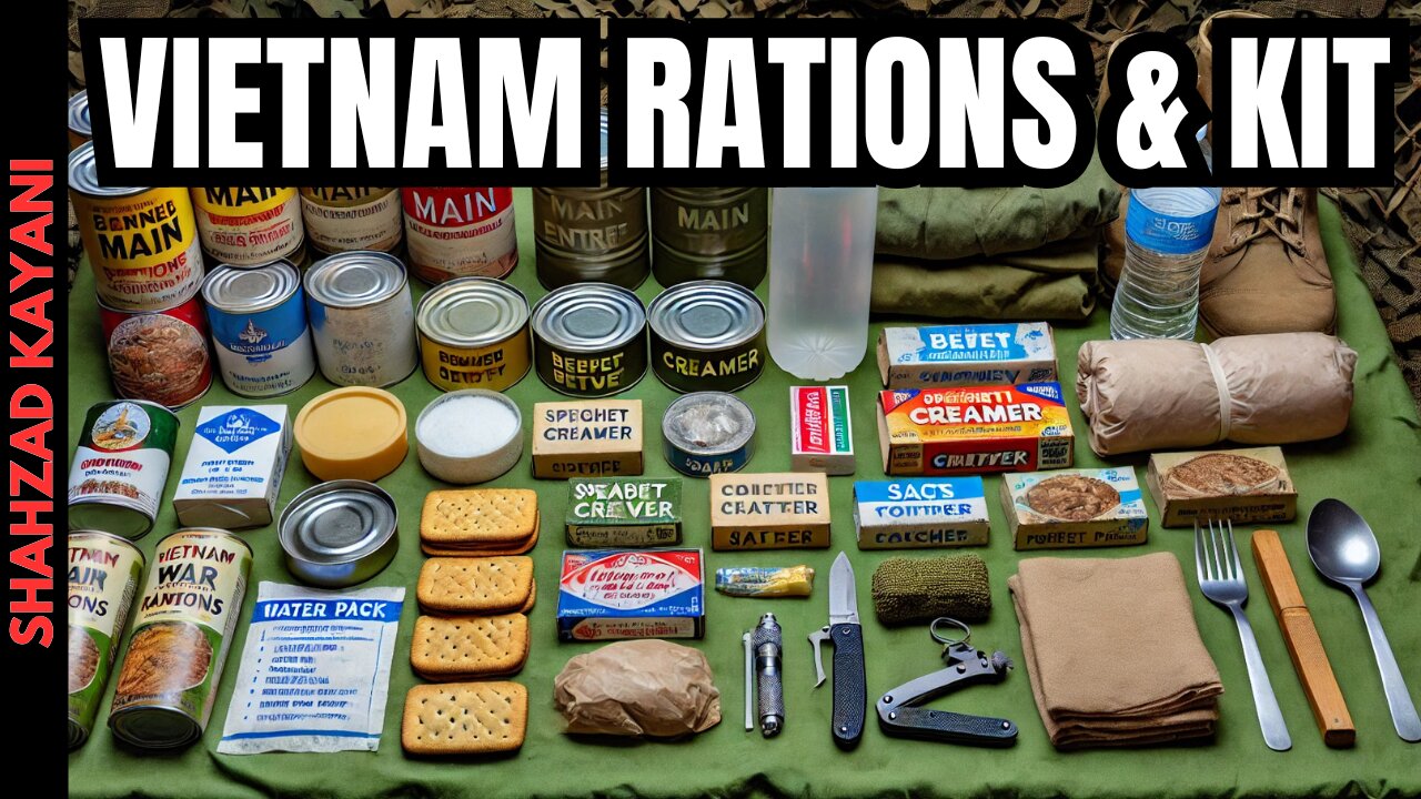 Vietnam War Rations & Survival Kit