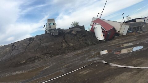 Live glissement de terrain VD