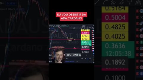 DESISTI DA ADA CARDANO FOFOLETES | Augusto Backes #Shorts