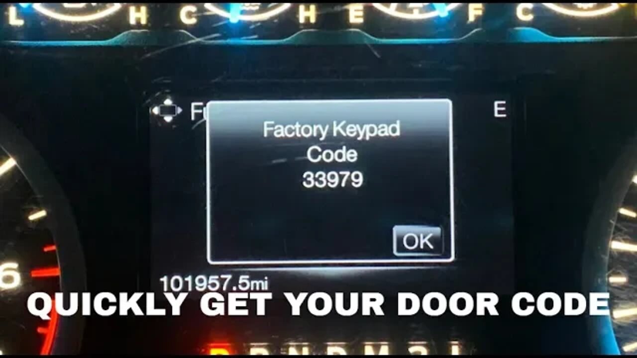 How to Easily Retrieve Your Ford Keyless Entry Code