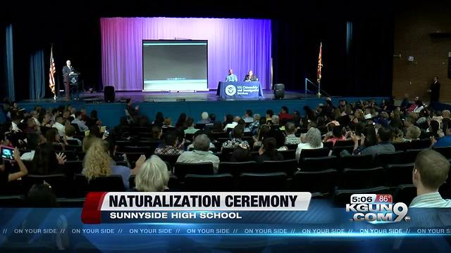Naturalization ceremony welcomes 75 new U.S. citizens