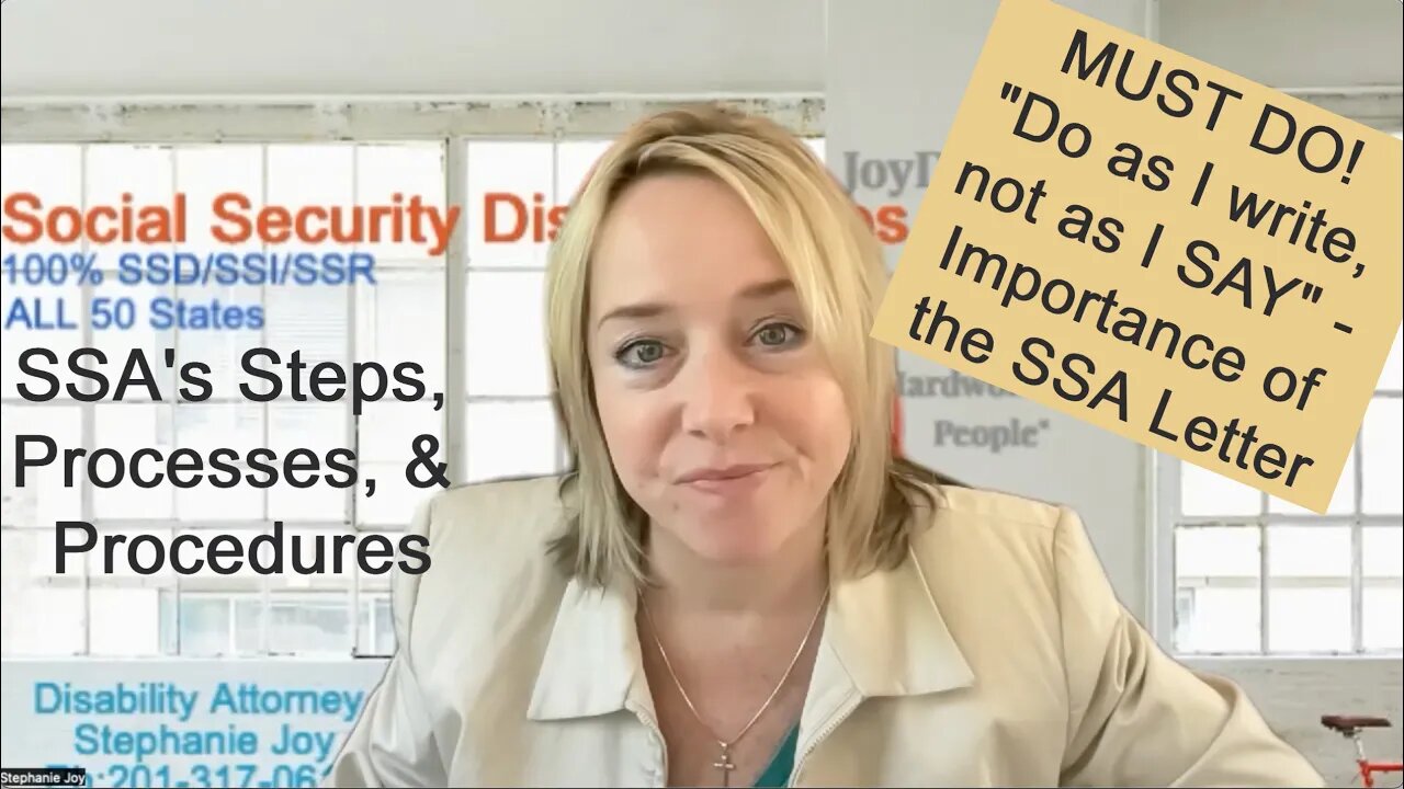 SSA Is Not Burger King and You Can't Have It YOUR Way