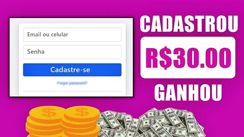 Ganhe R$30 No Cadastro + R$20 Via Pix Sem Fazer Nada - App Pagando Por Cadastro Via Pix